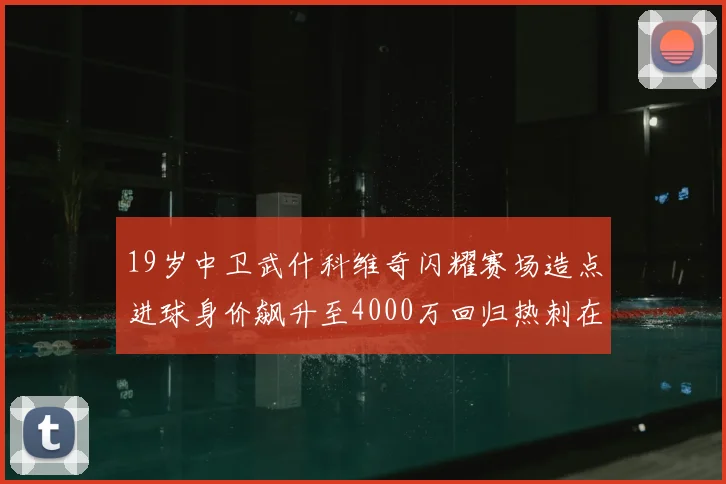 19岁中卫武什科维奇闪耀赛场造点进球身价飙升至4000万回归热刺在即