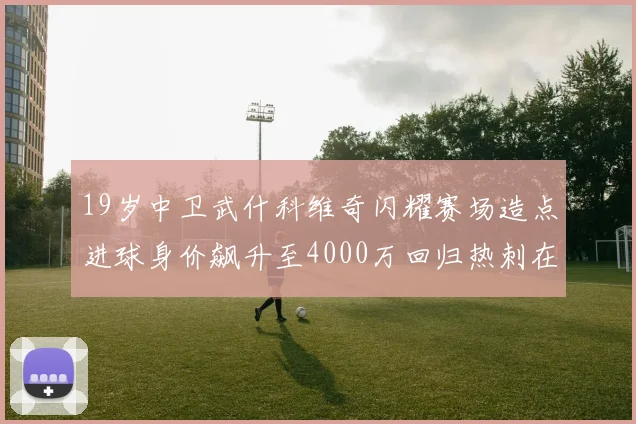 19岁中卫武什科维奇闪耀赛场造点进球身价飙升至4000万回归热刺在即