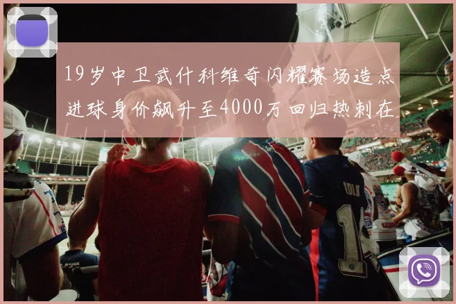 19岁中卫武什科维奇闪耀赛场造点进球身价飙升至4000万回归热刺在即