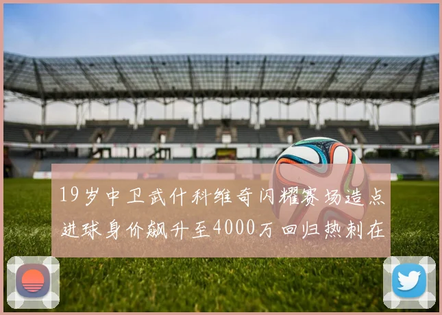 19岁中卫武什科维奇闪耀赛场造点进球身价飙升至4000万回归热刺在即