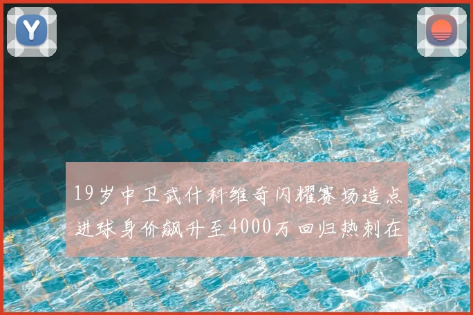 19岁中卫武什科维奇闪耀赛场造点进球身价飙升至4000万回归热刺在即