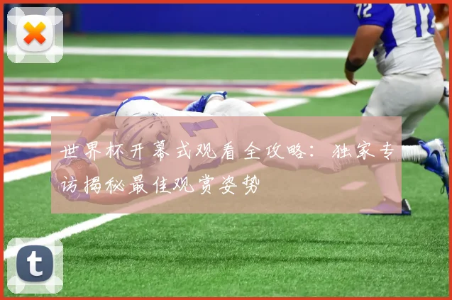 世界杯开幕式观看全攻略：独家专访揭秘最佳观赏姿势