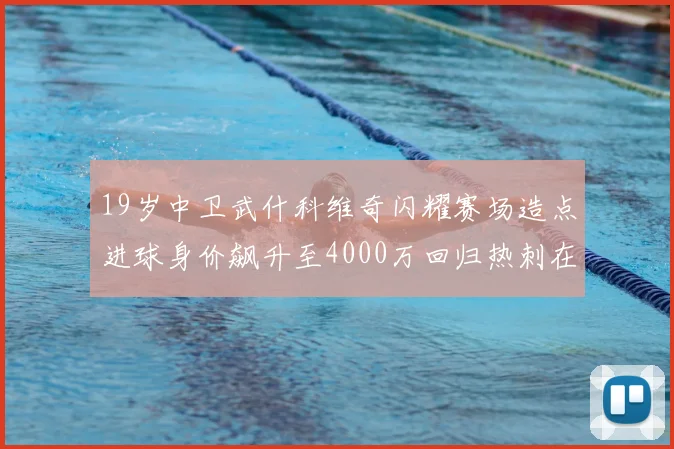 19岁中卫武什科维奇闪耀赛场造点进球身价飙升至4000万回归热刺在即