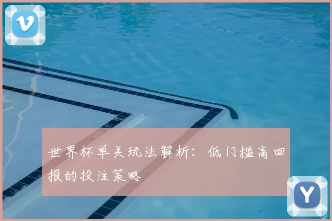 世界杯单关玩法解析：低门槛高回报的投注策略